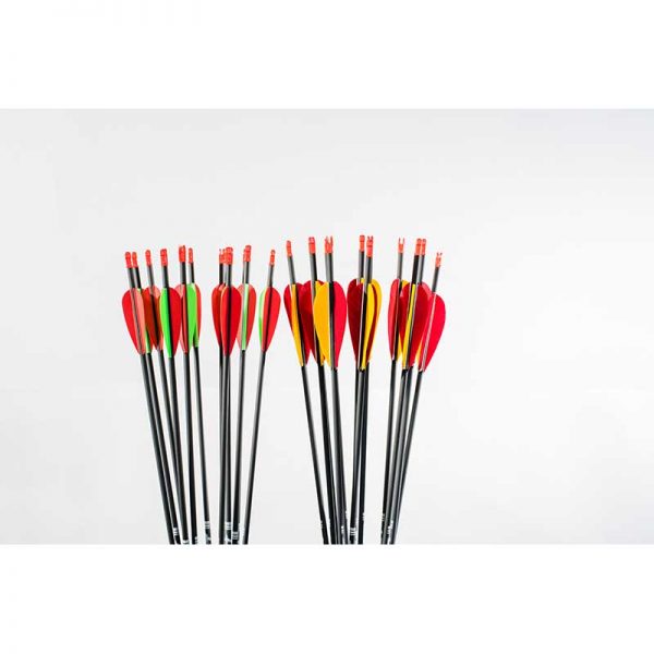 Carbon Pro Rockets Arrows with Fletchings