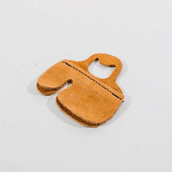 Double Layer Suede Leather Tab