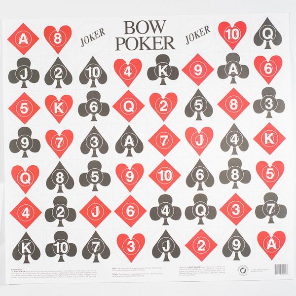 Bow Poker Novelty Face
